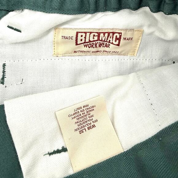 Big Mac (J.C. Penny) Mens Authentic Rugged Twill Work Pants Size 38 x 32 Vintage - Picture 5 of 7